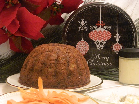 Steamed Carrot Cake Pudding w/ Appleston Estate Rum
